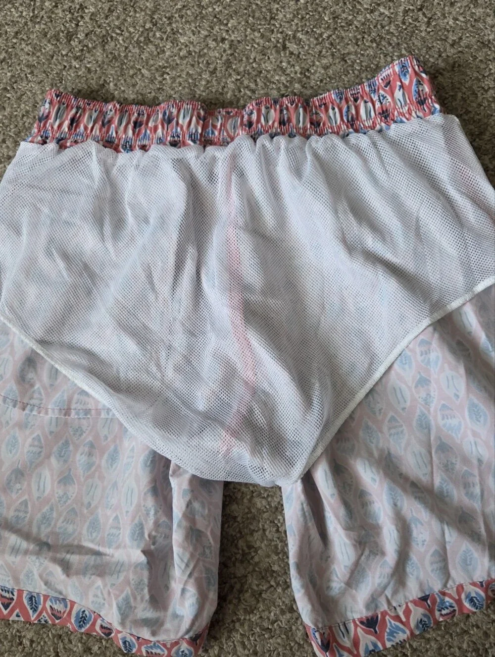Faherty Men’s Pink‎ Patterned Cotton Shorts